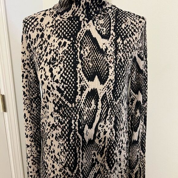 Zara Animal Print Midi Dress. Size M Great Condition - Picture 4 of 6